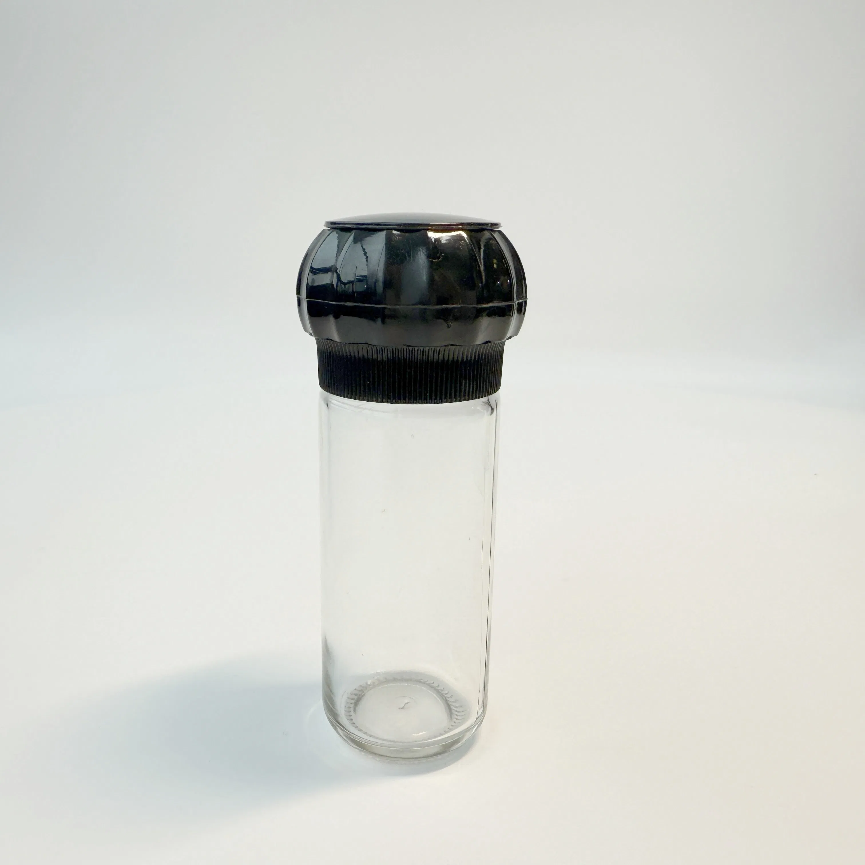 100ml Transparent Glass Multi Purpose Bottle Salt and Pepper Round Grinder Bottle