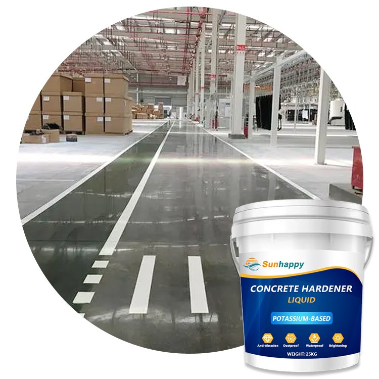 High Glossy Industrial Workshop Wear-Resistant Anti-Corrosion Concrete Curing Agent Coating Hardener Densifier for Cement Concrete Floor