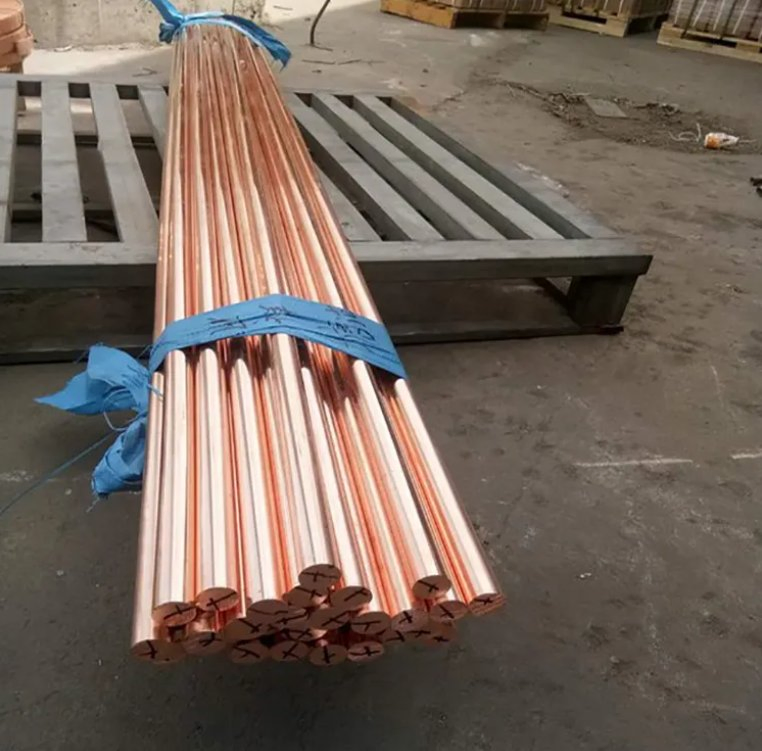 Factory Direct 99.9% Pure Copper Round Bar High Quality C11000 C101 Copper Bar in Various Sizes (50mm 100mm 120mm)