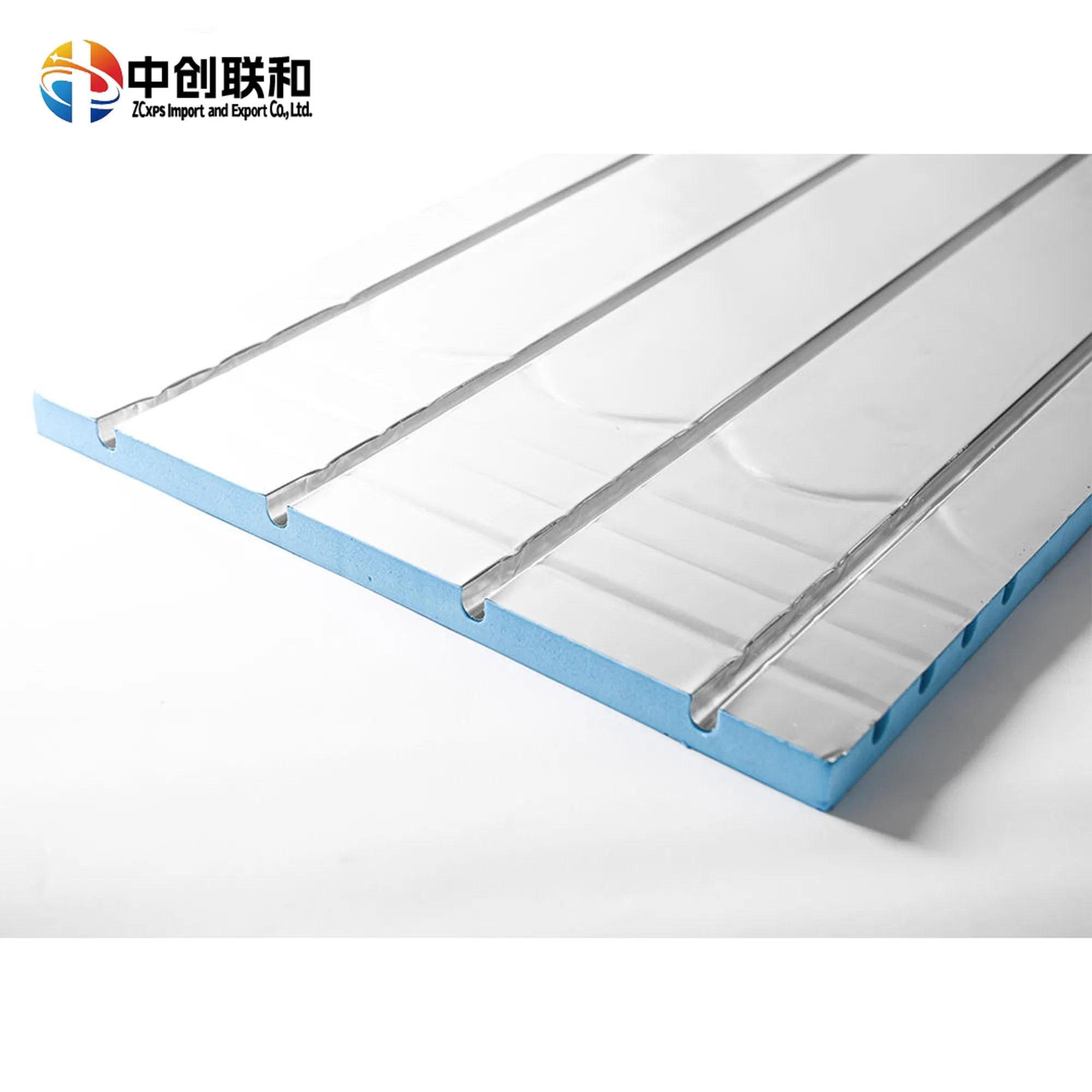 Dry Underfloor Heating for Wooden Floor with Pre-Grooved XPS Underfloor Heating Panel