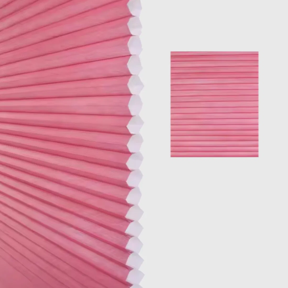 OEM Motorised Day and Night Double Cellular Non Woven Honeycomb Blinds Fabric