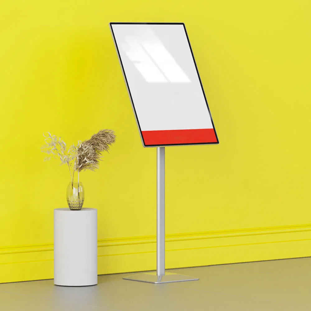 Vertical Floor-to-Ceiling Shopping Mall Advertising Poster Display Stand