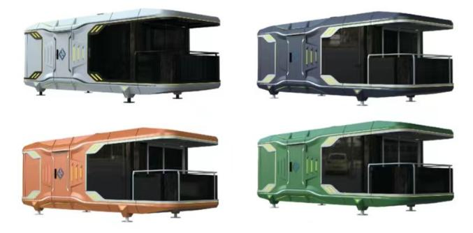 2024-E7 Trending Modern Outdoor Eco Vessel Mini Hotel Prefab Tiny Container House Mobile Home Space Capsule House
