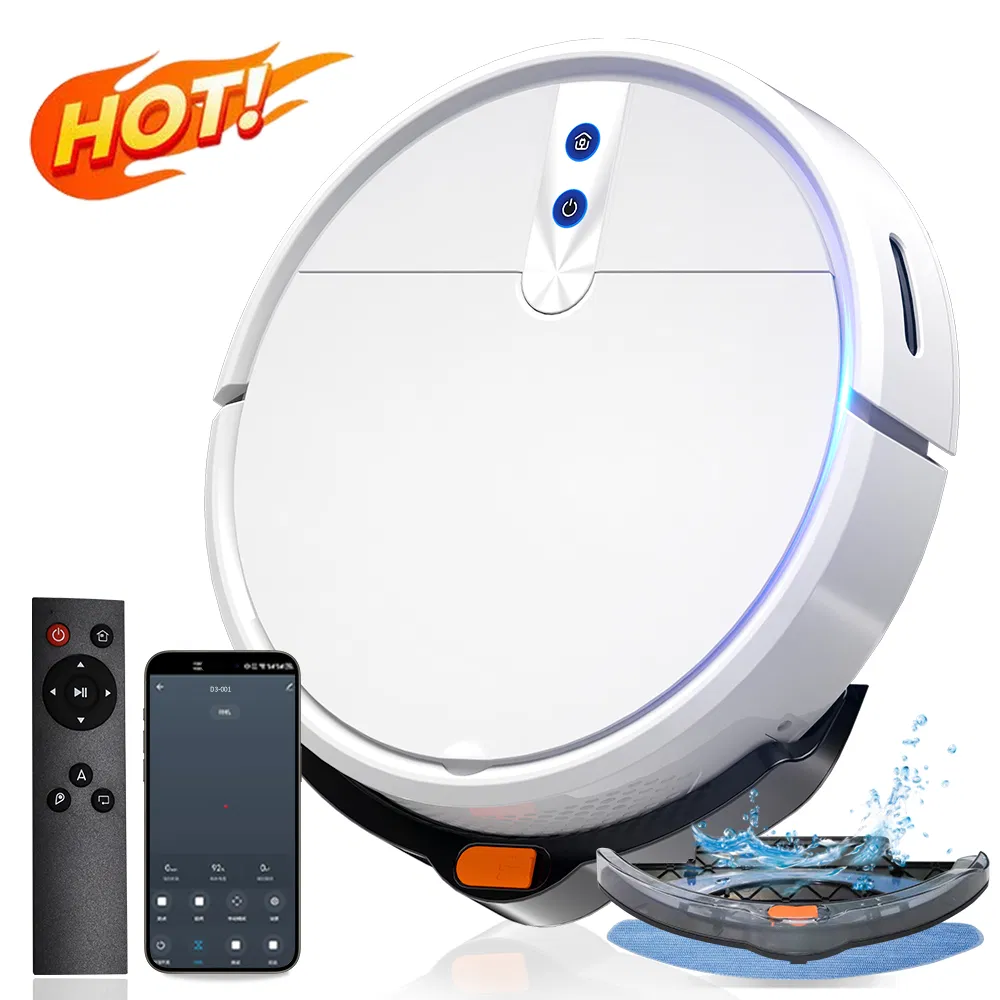 Smart Robot Vacuum WiFi Connected 120 Min Runtime Works with Alexa Multi Surface Cleaning