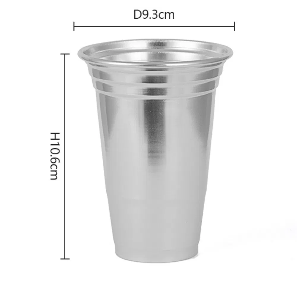 Stainless Steel Drinking Stackable Tumbler Reusable Pint Metal Cup Travel Mug Mi24760