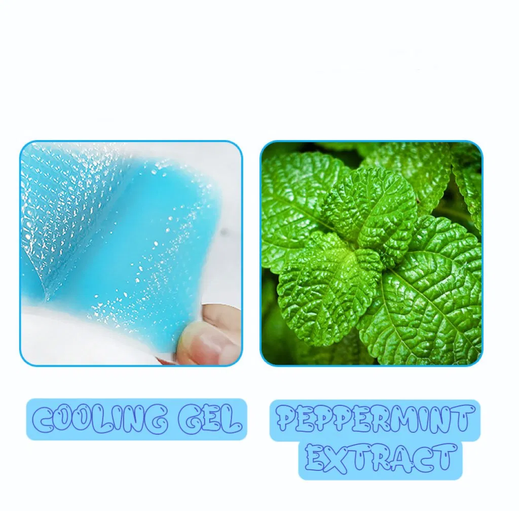 OEM Mint Portable Cooling Gel Patch High Quality Phone Cooling Summer Heat Prevention