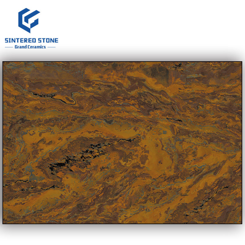 High Quality 1600X3200X6mm Sintered Stone Large Slab Customizable Size for Outdoor Dining Living Room Hall for Coffee Table