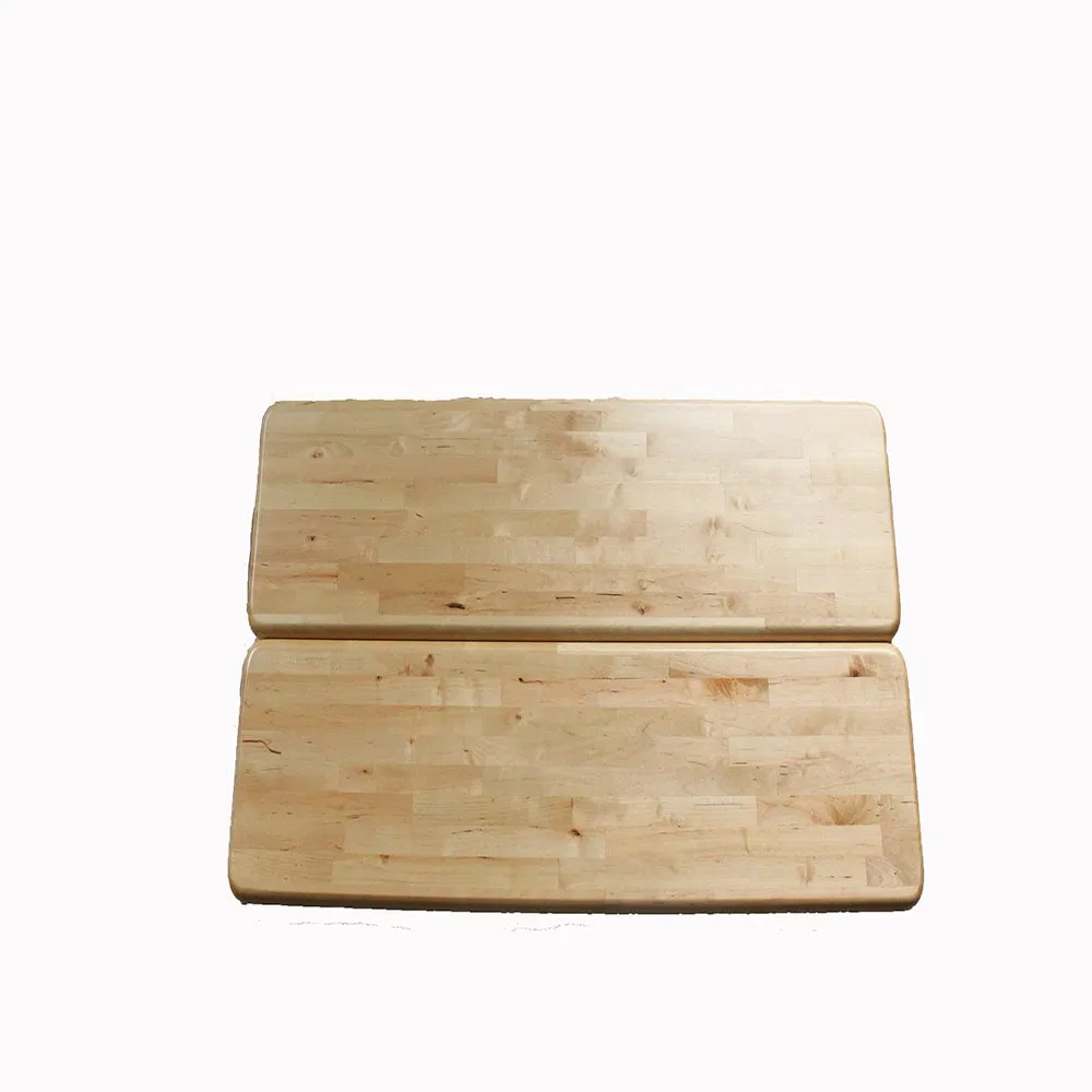 Luxury Finger Joint Board Worktops, Wax Oil Finish, Modern Apartment Kitchen Solutions
