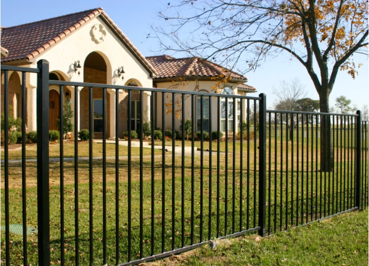 Easily Assembled Aluminum Fence Home Outdoor Metal Steel Iron Black Fence