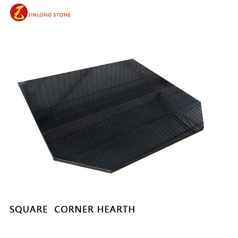 Black Granite Tile Fireplace Hearths Pad Sets & Accessories