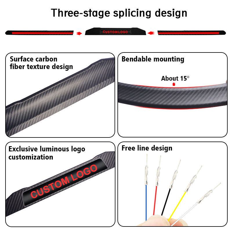 Универсальные светодиодные стоп-сигналы из карбона