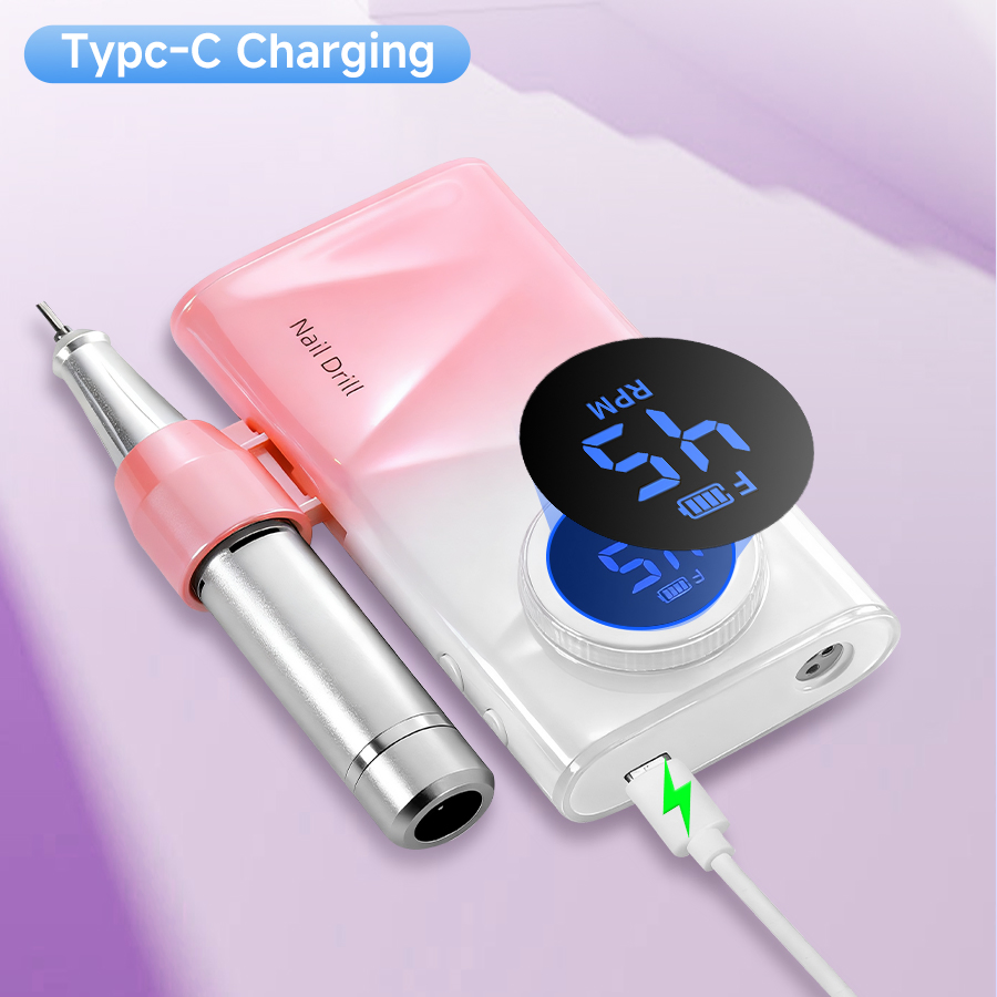 Duofu Wireless Quiet Acrylic Nail Drill Salon-Grade Lightweight OEM ODM Bulk Price