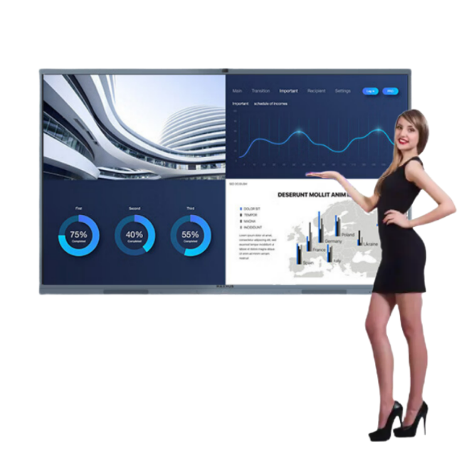 Durable Interactive Whiteboard for Professional Use in Offices and Classrooms