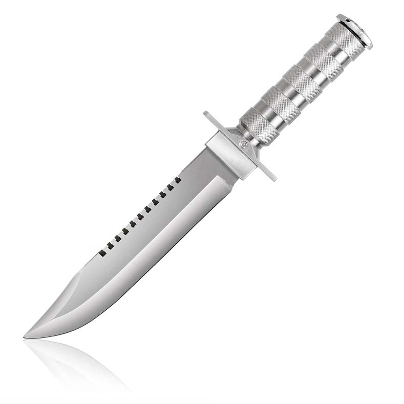 Mirror Polished Survival Tactical Fixed Blade Long Knife for Camping Outdoor
