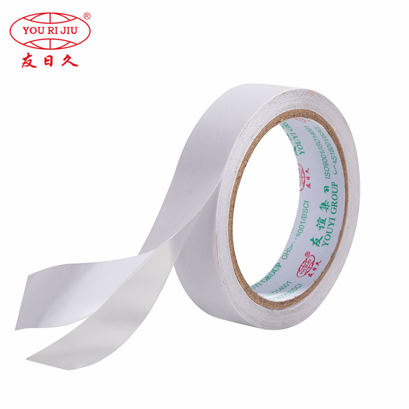 Youyi Group Solvent Hotmelt Waterbased Wholesale Carton Paper Sealing Double Sided Two Face Tissue Tape