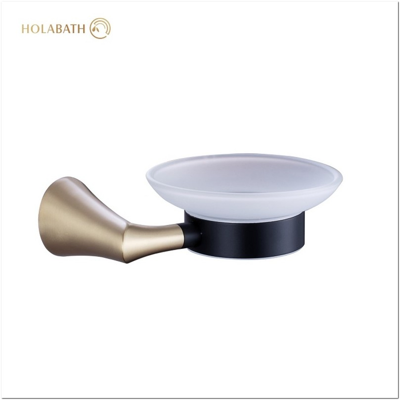 Stainless Steel Soap Dish Bath Holder Set Space Saving Bathroom Wall Organizer