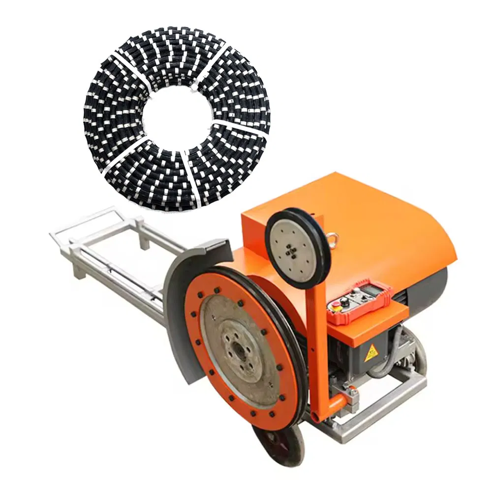 Diamond Wire Cutting Mining Rope Saw with Connector Closed Loop Diamond Wire Saw for Granite Marble Jade Concrete Stone