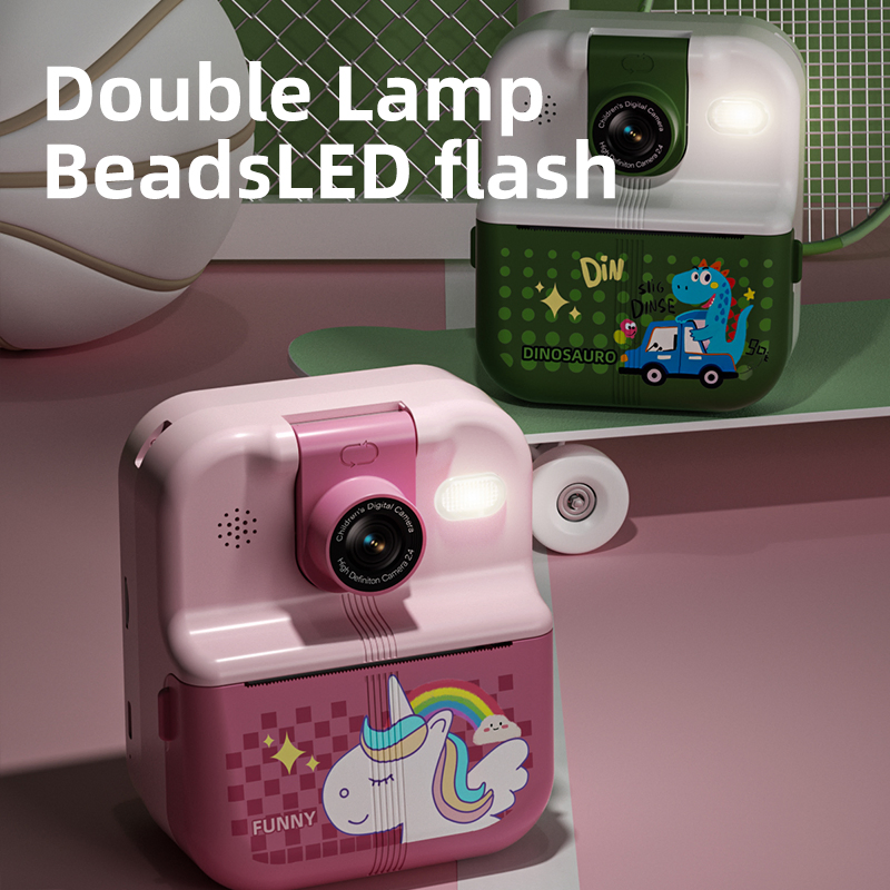 Детская камера P02 с мгновенной печатью, 2.4 дюйма