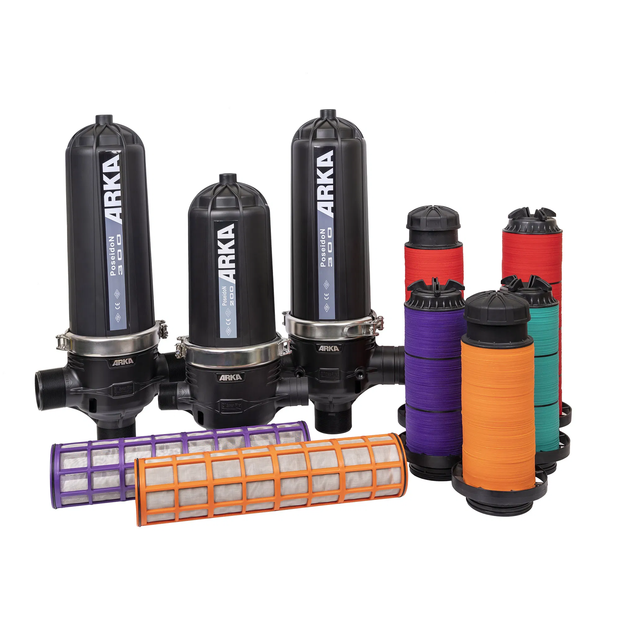 2 Inch Plastic Long Water Treatment Sand Drip Irrigation Screen Filter