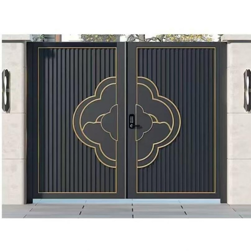 Customized by The Manufacturer, Modern Outdoor Security Fence for The Courtyard and Aluminum Gate
