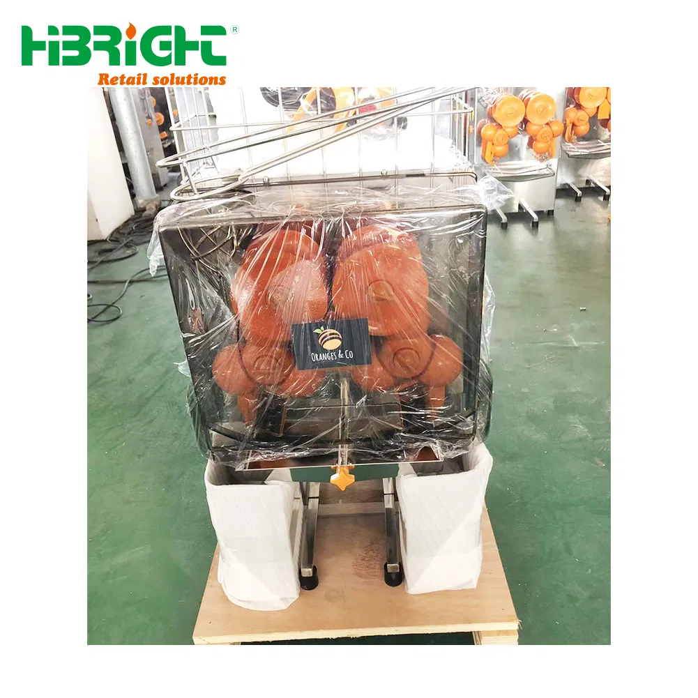 Industrial Auto Feed Juicer Commercial Automatic Orange Lemon Citrus Juice Blender