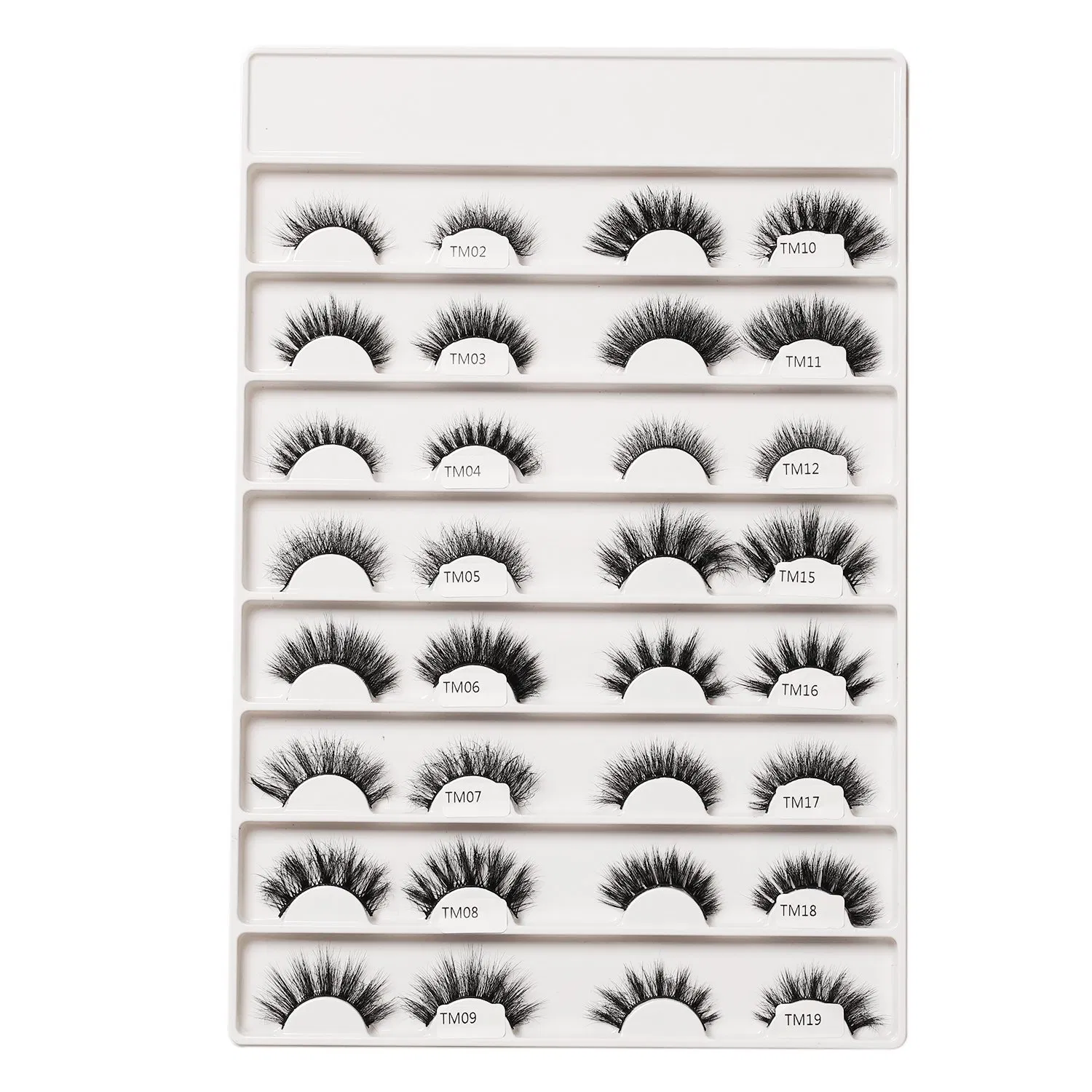 3D Natural Trip Glitter Fluffy False Lash 100% Vegan Custom Eye Lashes Vegan