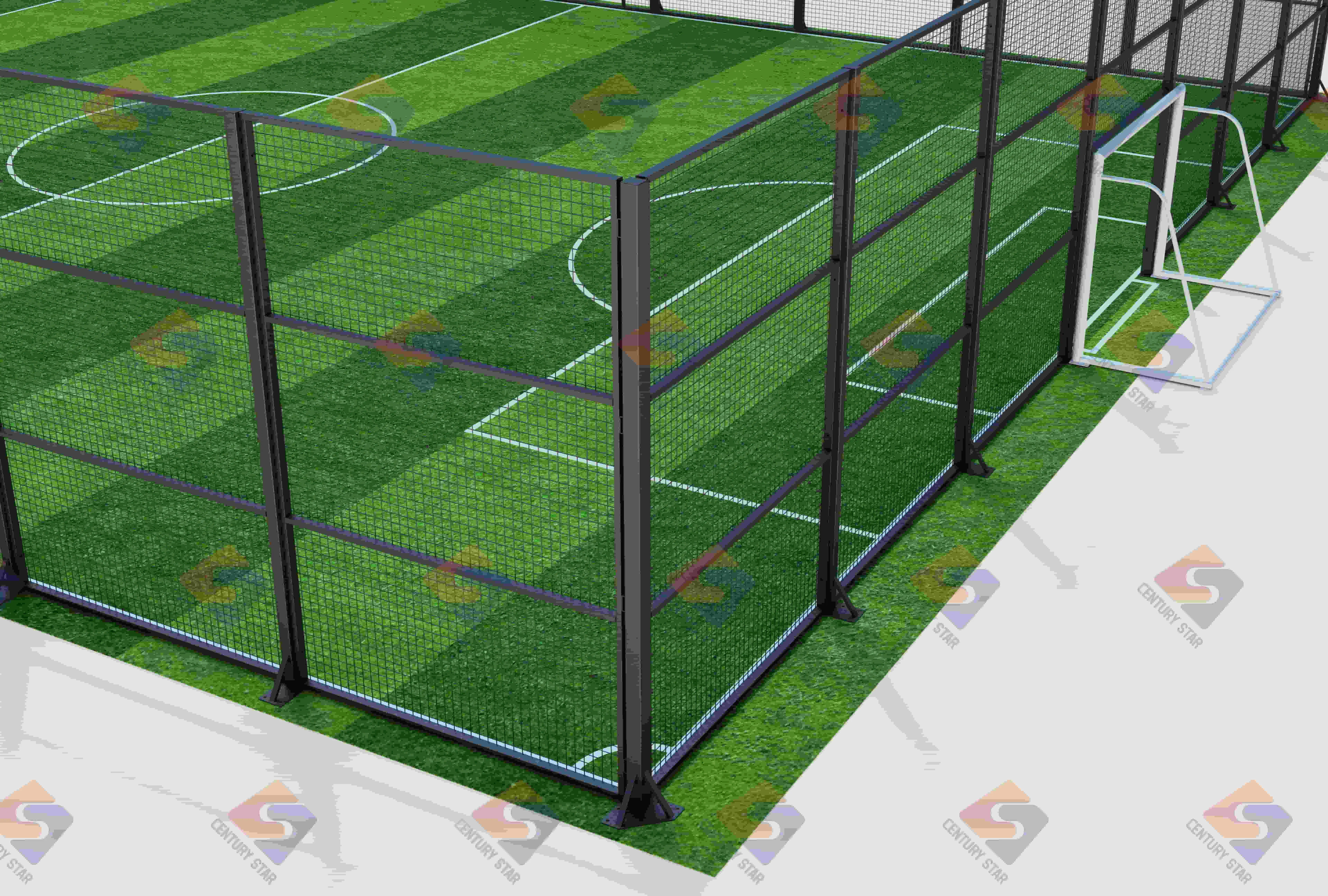Soccer Basketball Court Fence Chain Link Mesh Fence for Sports Field