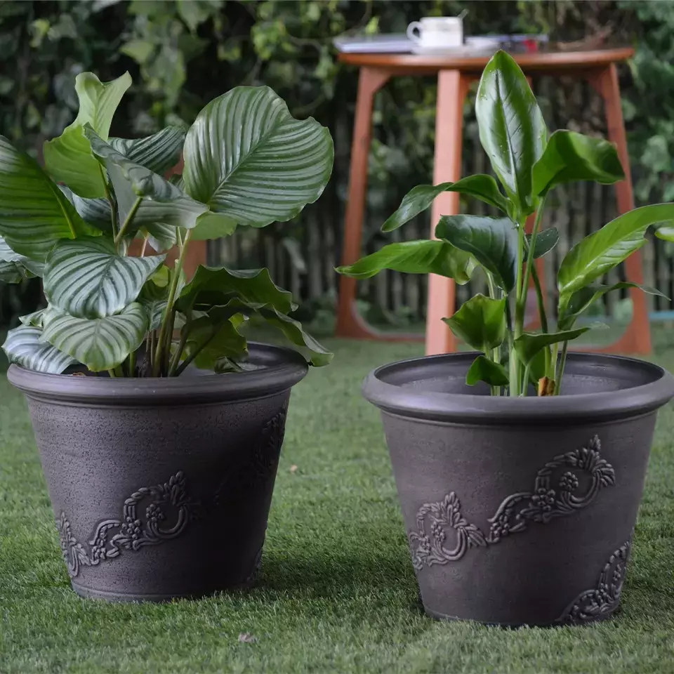 Горшки цветочные Greenship большие уличные комнатные