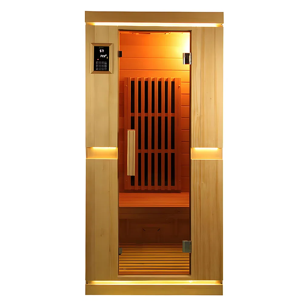 Modern Design, Luxury, High-End Solid Wood Far Infrared Sauna Cabin