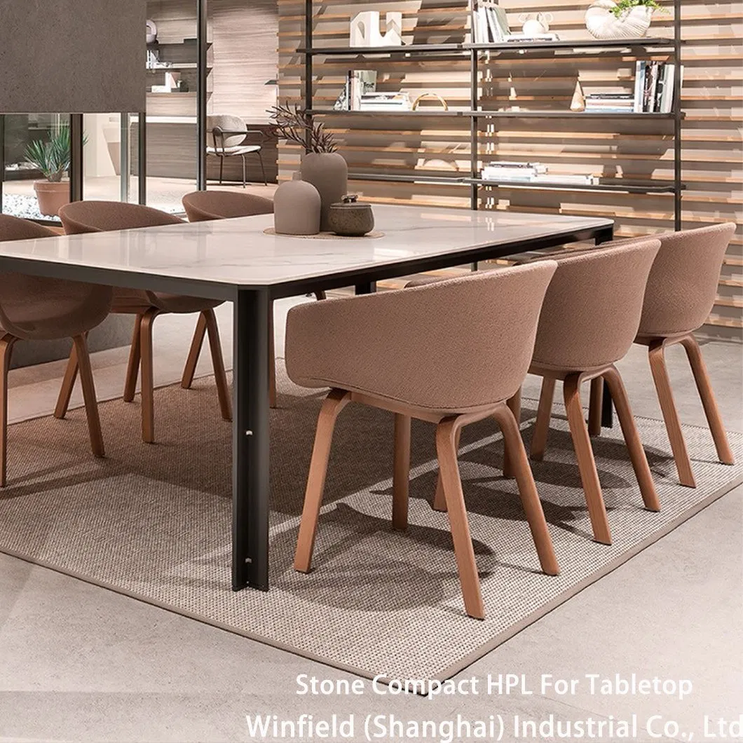 Moisture Proof Phenolic Compact HPL Laminate for Interior Public Toilet Partition and Tabletop