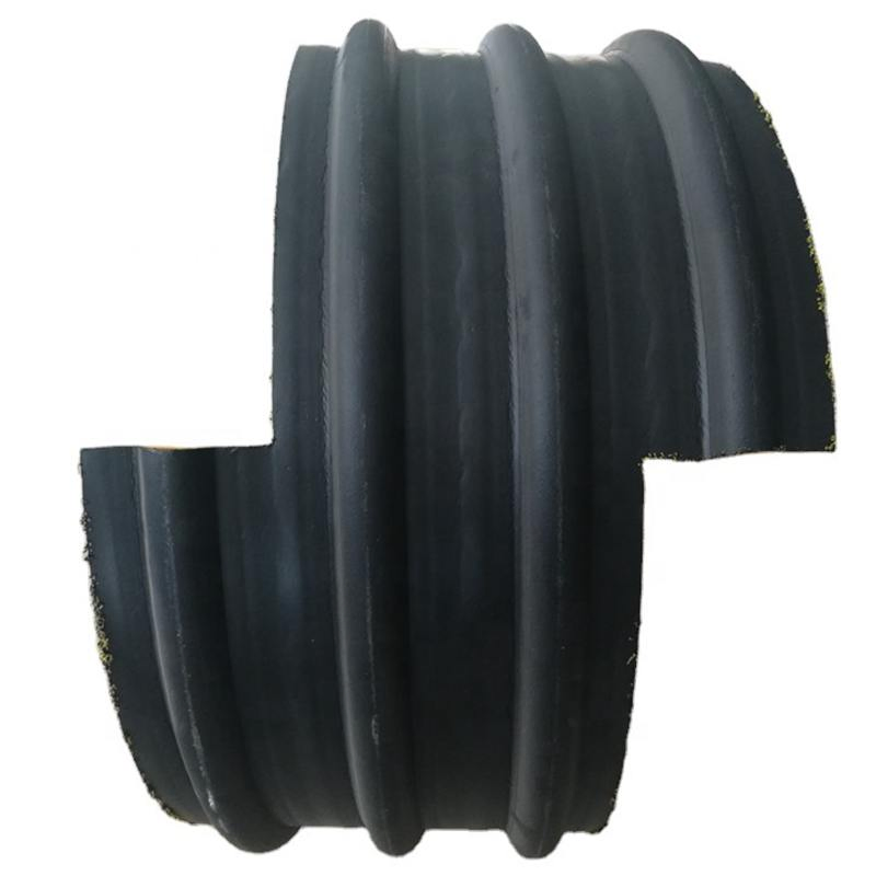 Гофрированная дренажная труба HDPE с армированием стальной лентой