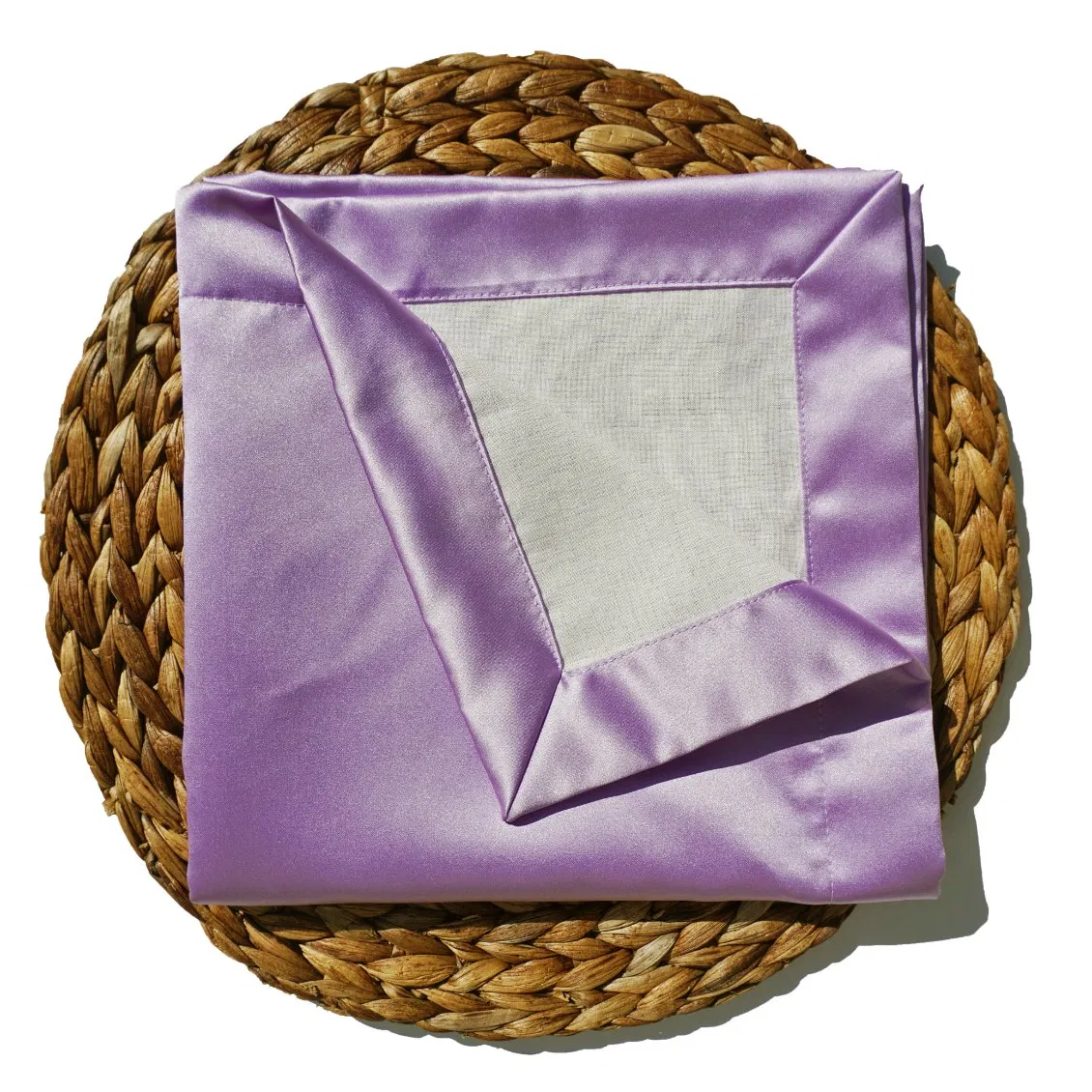 Nu Violet Pure Satin for Napkin Cloths and Table Cloth for Luxe Events