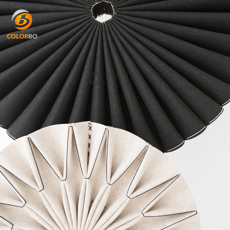 High performance Eco Protction Carton Packed acoustic panel PET Felt LampShade