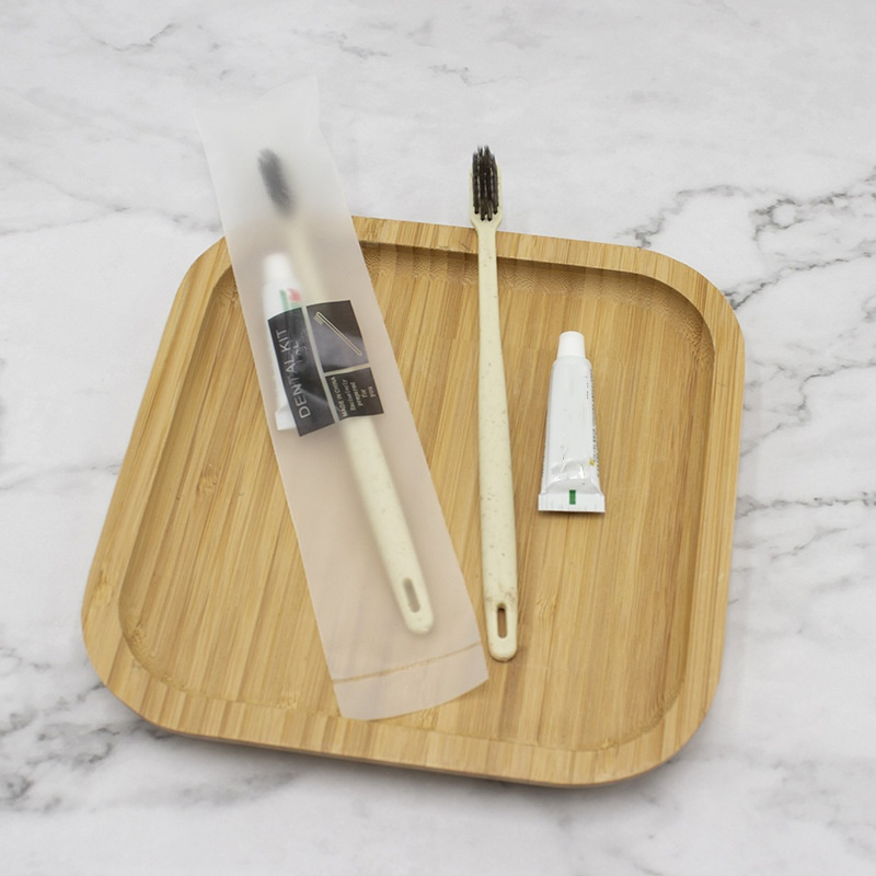 Wholesale Environmental Protection Disposable Toothpaste Amenities Dental Tools Plastic Toothbrush Hotel