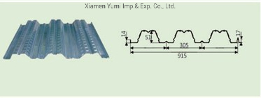 Yx51-305-915 Anti-Seismic&High Weight Capacity Opened-Type Floor Decking Metal Steel Sheet