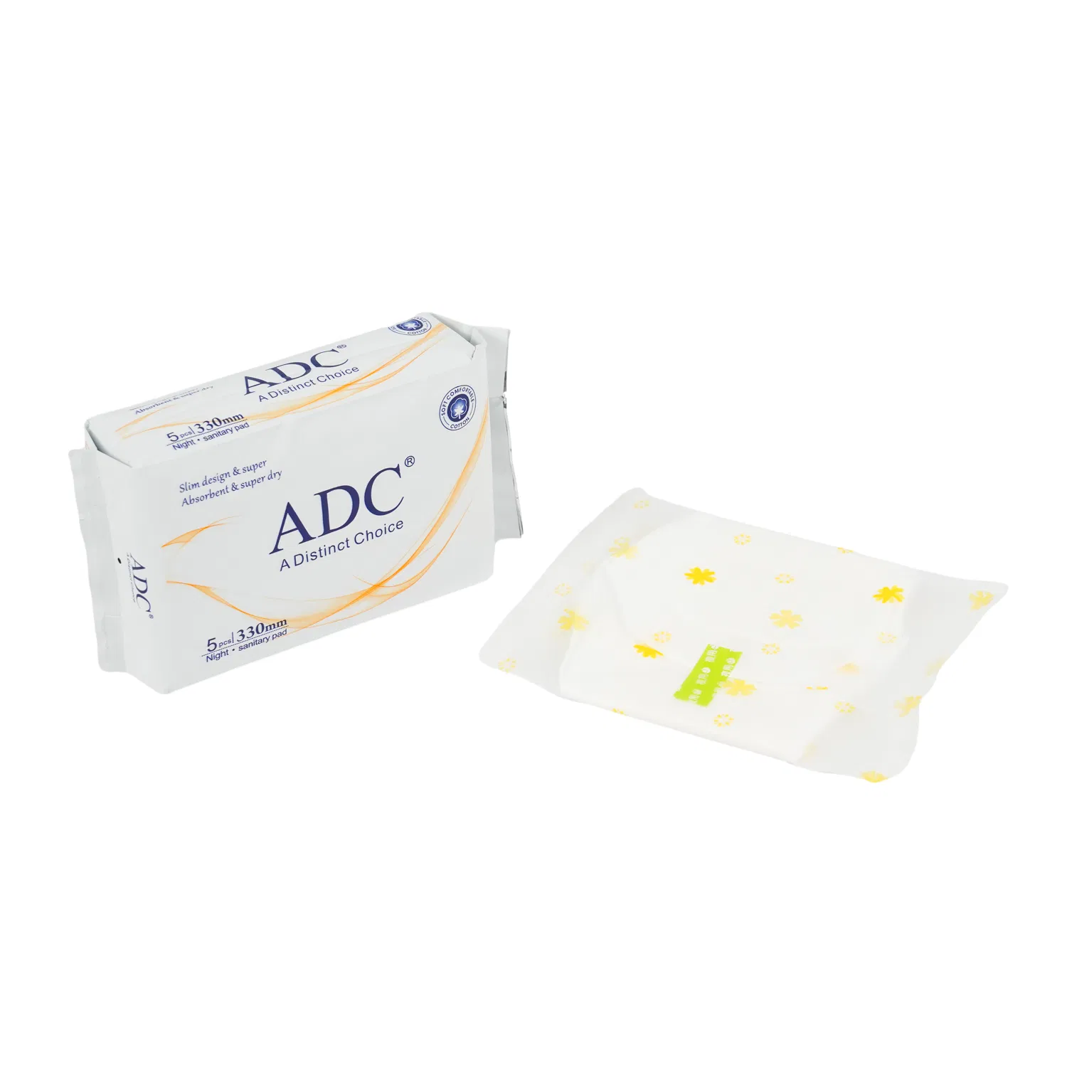 Ultra Thin Cotton Women Pad Disposable Sanitary Napkin