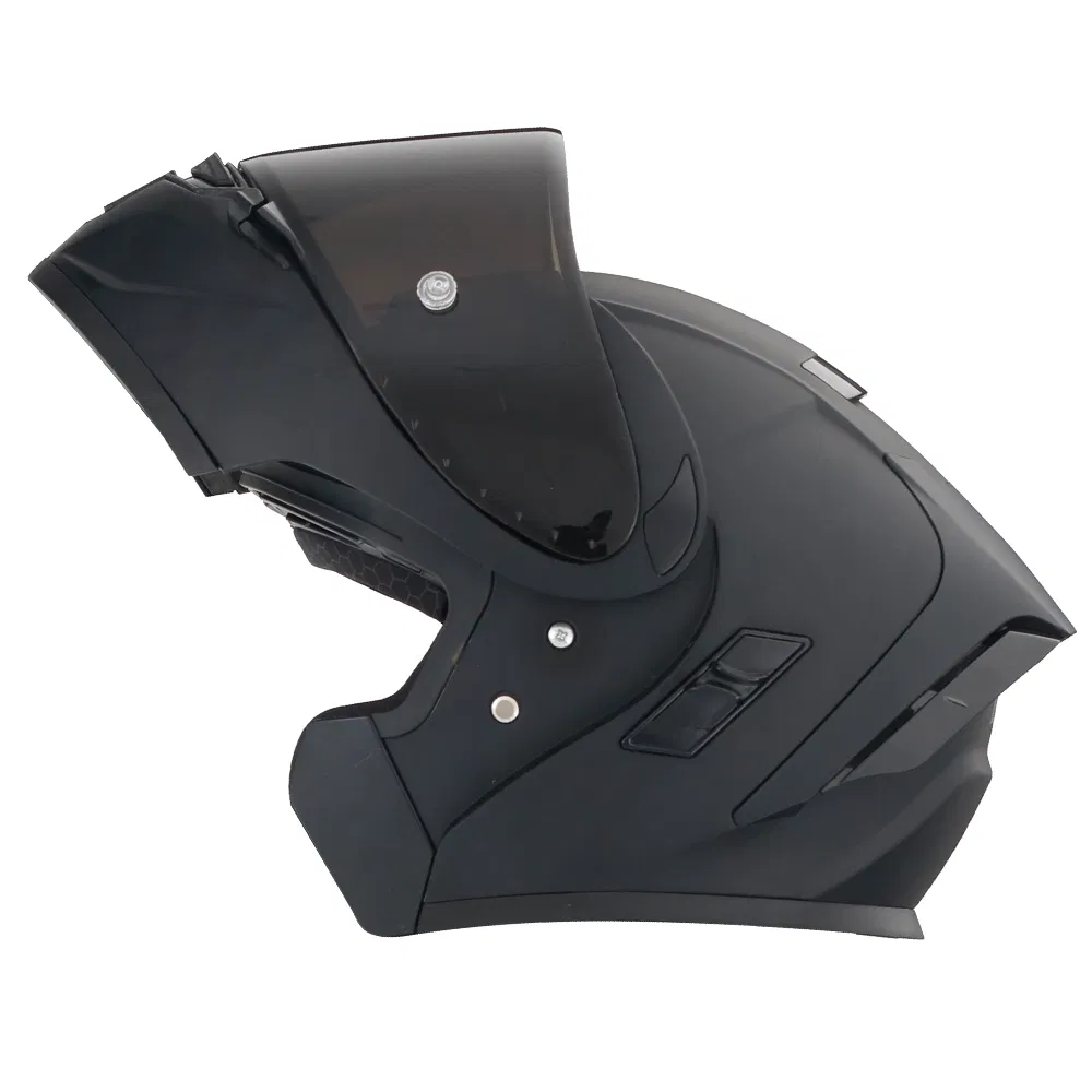 Flip-Up Helmet with Dual Visor, DOT Certified