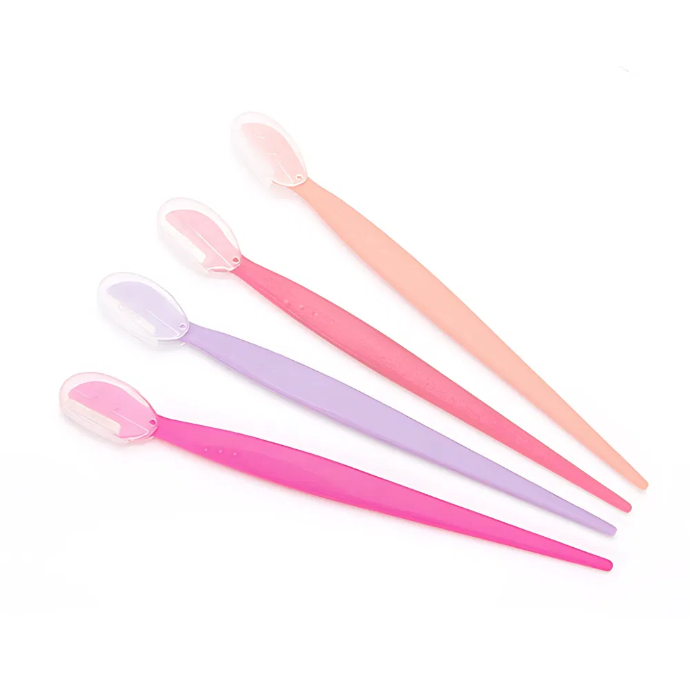 Multipurpose Exfoliating Stainless Steel Eyebrow Body Trimmer Facial Hair Beard Razor Face Shaver Tool