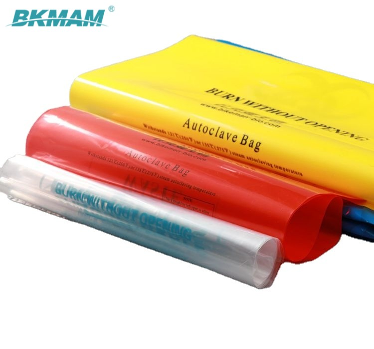 Medical Grade Composite PP/PE Material Biohazard Bag with Customized Logo