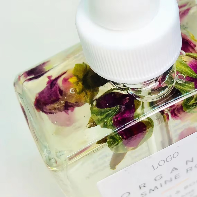 Ditong Natural Organic Pure Face Body Hair Facial Skin Care Repair Skincare Massage Rose Glow Petal Oil