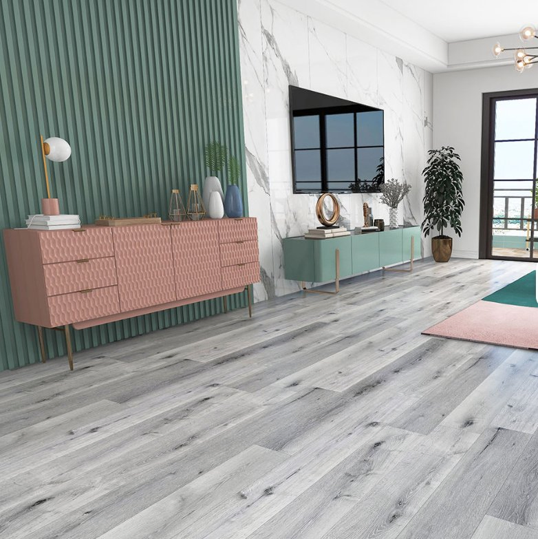 Manufacturer's Wholesale Snap-Fit Spc Stone-Plastic Flooring for Home Waterproofing, Bedroom Renovation Spc Floor Waterproofing, Stone Crystal Flooring