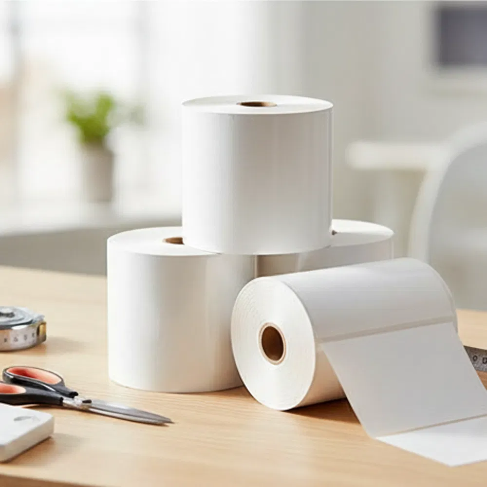 Factory Price Polyethylene Glossy flexographic Bulk rolls wholesale jumbo roll for labels