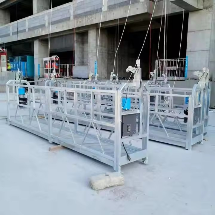 Galvanized Steel Electric Lifting Window Cleaning Suspended Platforms Zlp630 Cradle