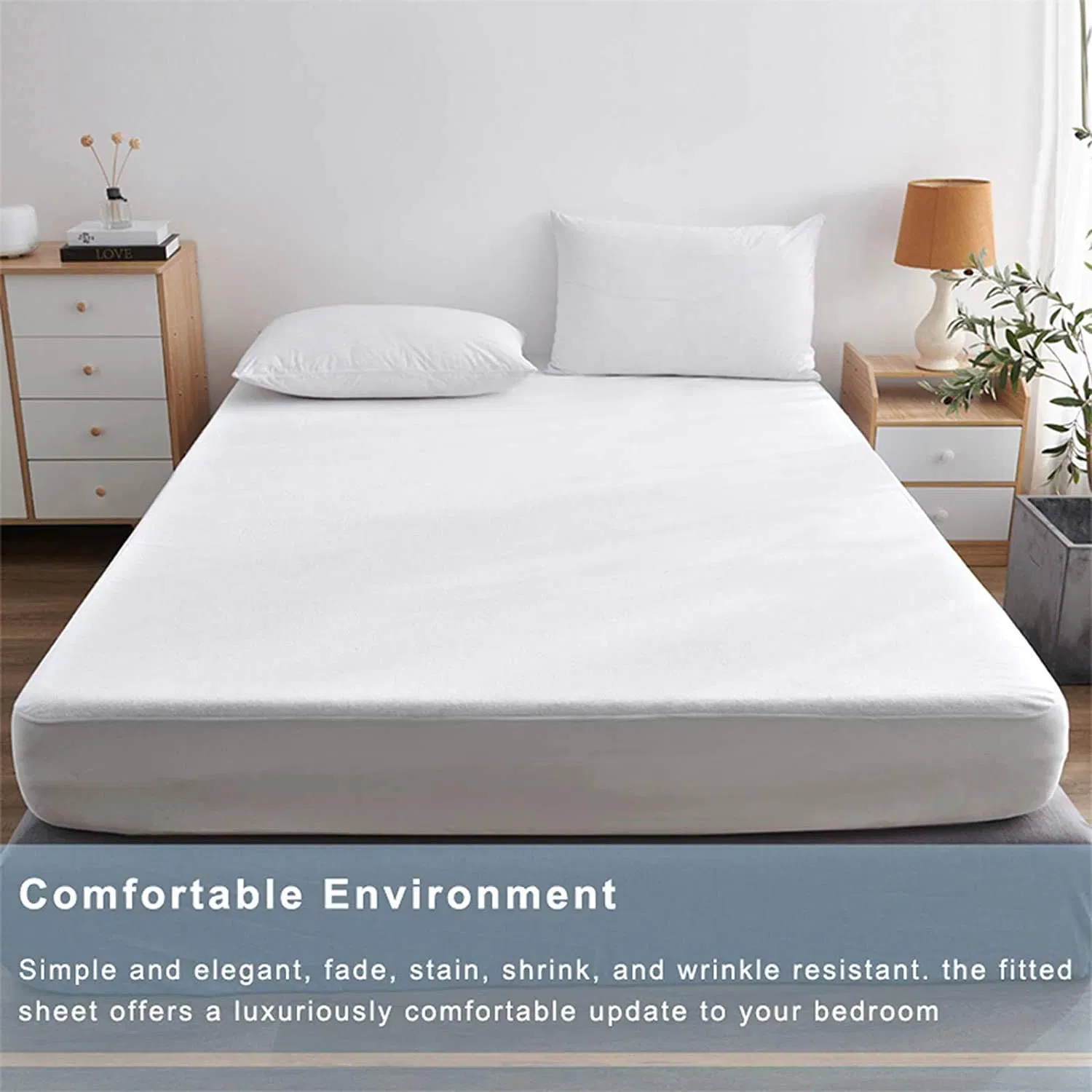 Hot Sale Quilted Microfiber Mattress Protector
