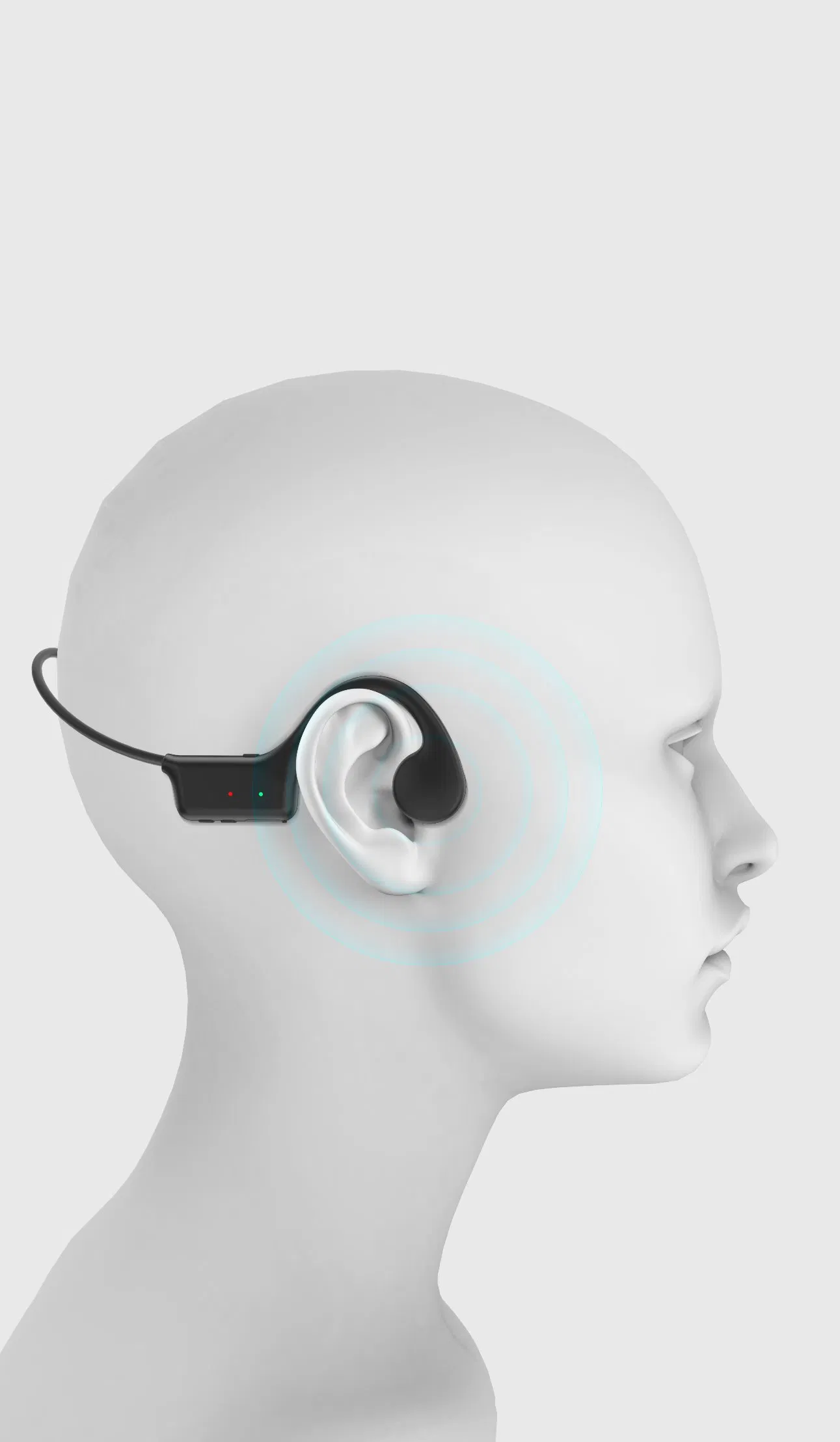 Factory Supply High Quality Waterproof Tws Earphone 5.0 Sport Earbuds Wireless Open Ear Bone Conduction Headphone