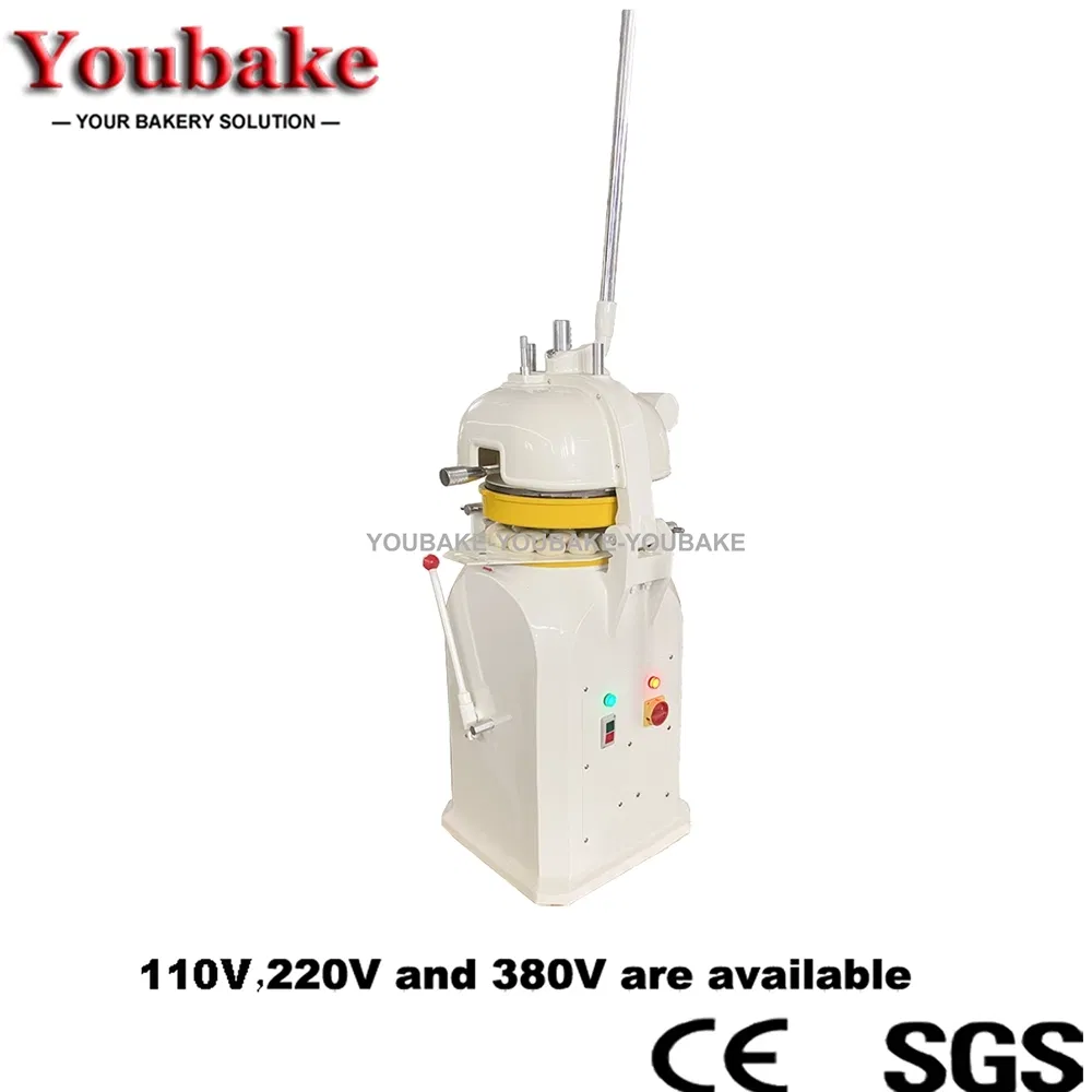 Durable Stainless Steel Semi-Automatic Dough Divider Bakery Rounder for Small Bread Manufacturing