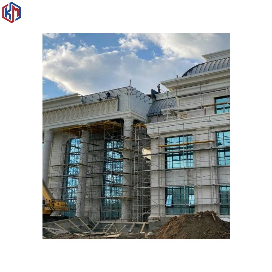 Gfrc Moulding for American Wooden Structure House Villa Bungalow Exterior Wall Decoration