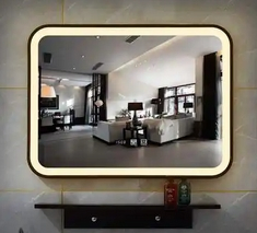 Modern Smart Bathroom Mirror with Elegant Style and 5mm Thickness
