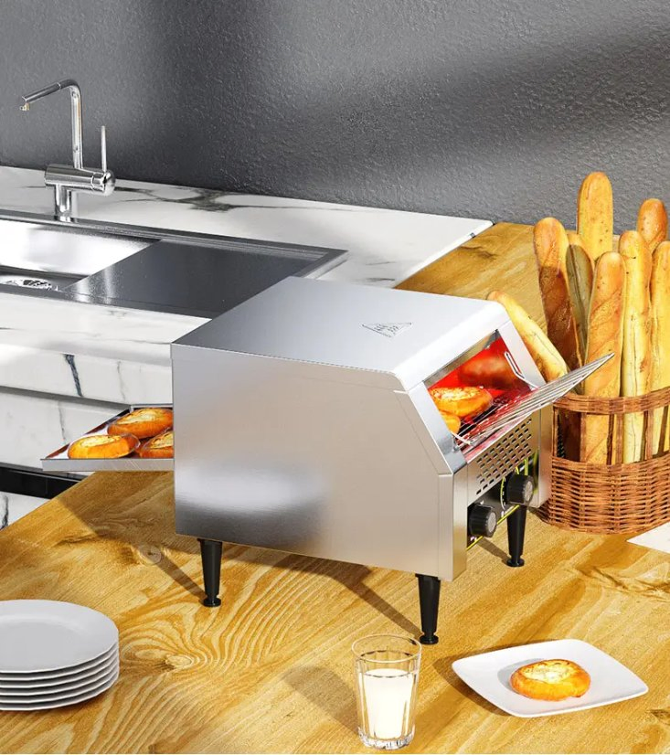 Commercial Conveyor Toaster Buffet Industrial Bread Conveyor Toaster for Hotel
