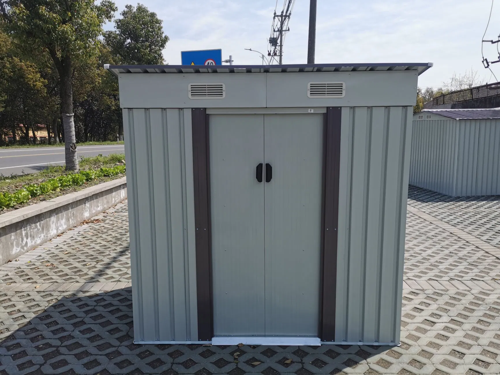 Prefab Tool House Metal Chinese Cheap Price Garden Shed